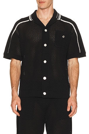 Casablanca Casablanca Mesh Shirt in Black