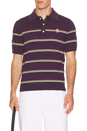 Stripe Polo Shirt Casablanca