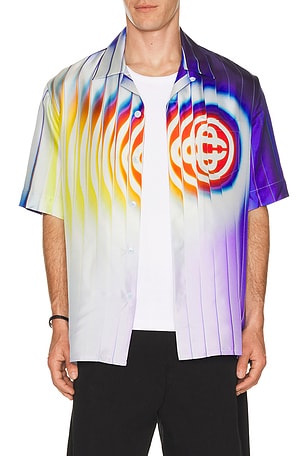 Shockwave Cuban Collar Shirt Casablanca