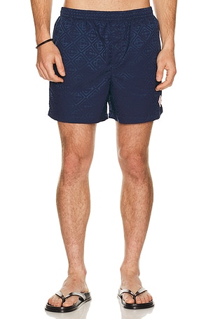 Monogram Jacquard Swim Shorts Casablanca