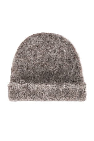 Cole Buxton Super Alpaca Beanie in Brown