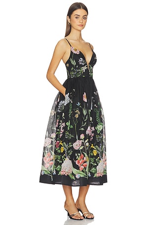 Cara Cara Pero Midi Dress in Black