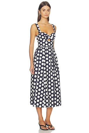 Cara Cara Clover Dress in Navy
