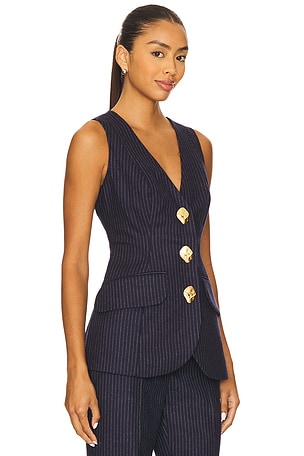 Cara Cara Wes Vest in Navy