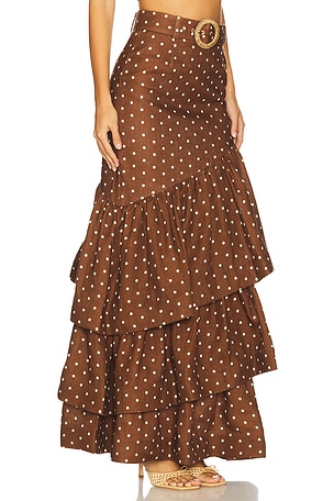 Cara Cara Priya Skirt in Chocolate