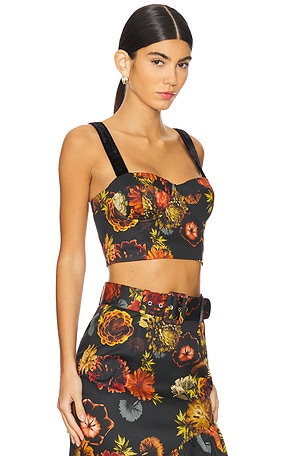 Cara Cara Claudine Top in Black