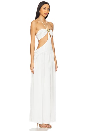 CIN CIN Mila Butterfly Maxi Dress in White