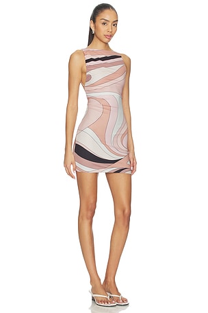 Cin Cin Bambi Mini Dress in Blush,Beige