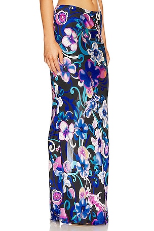 CIN CIN Miami Maxi Skirt in Blue