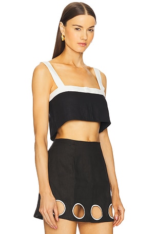 CIN CIN x REVOLVE Twiggy Top in Black,White