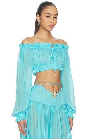 Cin Cin Ipanema Top in Teal