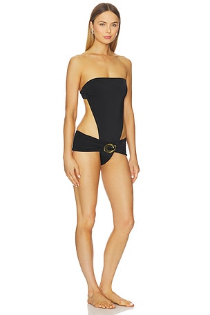 Cin Cin Opium Halo One Piece in Black