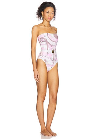 Cin Cin Scorpio Classic One Piece Swimsuit in Ivory,Blush