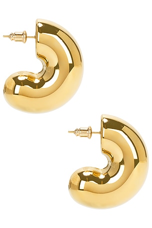 Casa Clara Tahiti Earrings in Metallic Gold