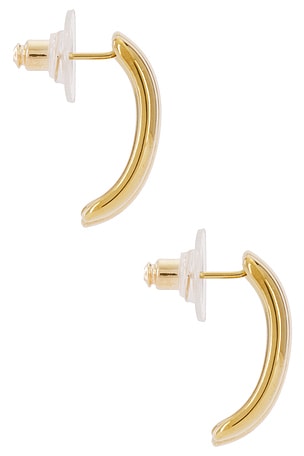 Casa Clara Era Hoop Earrings in Metallic Gold