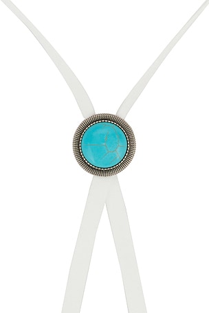 Casa Clara Paisley Bolo Tie in Teal