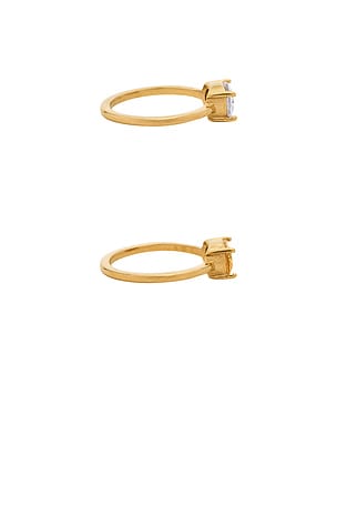 Casa Clara Sunrise Ring Set in Metallic Gold