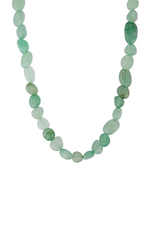Casa Clara Phoebe Beaded Necklace in Green