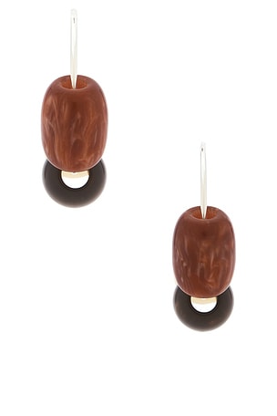 Casa Clara Hikina Earrings in Brown