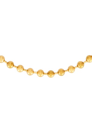 Casa Clara Sia Ball Necklace in Metallic Gold