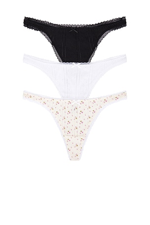 The 3 Pack Thong Cou Cou Intimates
