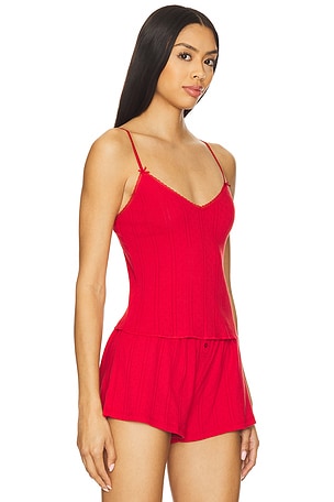 Cou Cou Intimates The Long Cami Top in Red