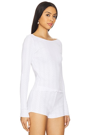 Cou Cou Intimates The Bateau Top in White