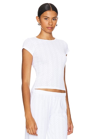 Cou Cou Intimates The Regular Baby Tee in White