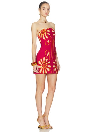 Cala de la Cruz Roma Dress in Red