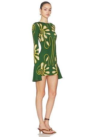 Cala de la Cruz Maisha Dress in Green. Size XS. Also