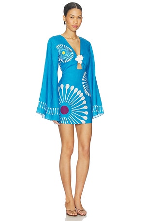 Cala de la Cruz Vera Dress in Blue