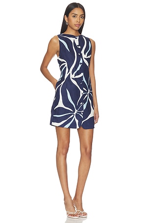Cala de la Cruz Rhoda Dress in Navy