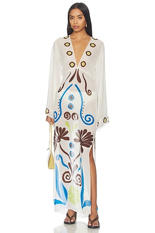 Aysha Kaftan Dress Cala de la Cruz