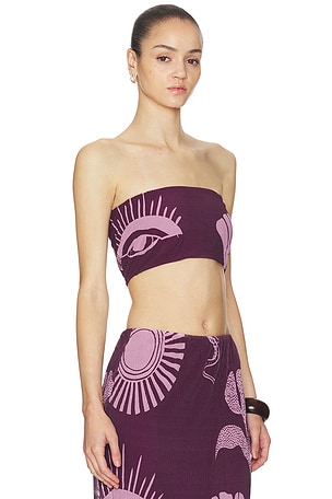 Cala de la Cruz Odessa Top in Purple