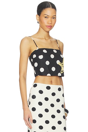 Cala de la cruz ariella top en color negro