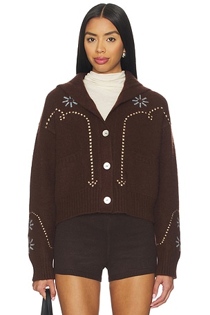 Cashmere Western Cardigan Calle Del Mar