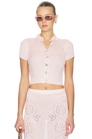 Short Sleeve Cardigan Calle Del Mar