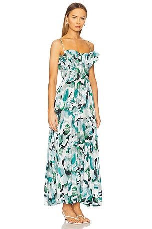 Acler Sanna Maxi Dress in Green