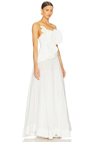 Acler Sageston Gown in Ivory