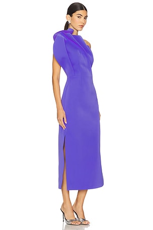 Acler Hawkley Midi Dress in Purple