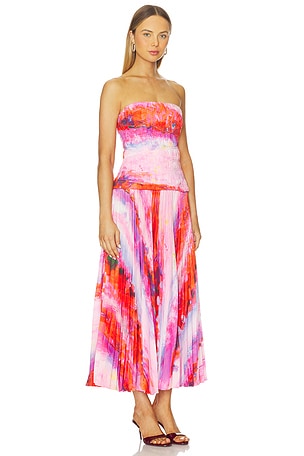 Acler Rockland Midi Dress in Purple