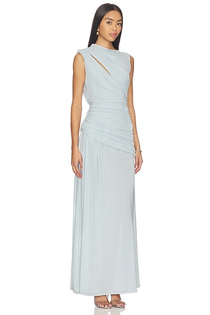 Acler Deanhill Maxi Dress in Baby Blue