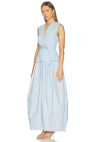 Acler Newduston Maxi Dress in Blue
