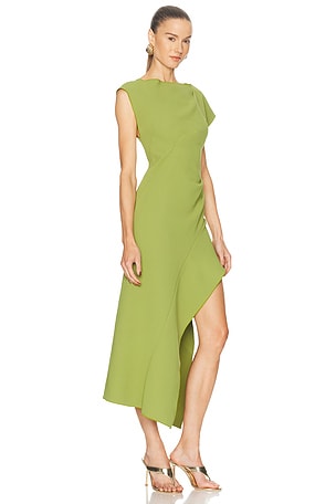Acler Girsby Maxi Dress in Green