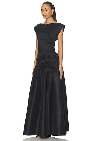 Acler Delph Maxi Dress in Black