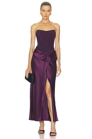 Lamette Maxi Dress Acler