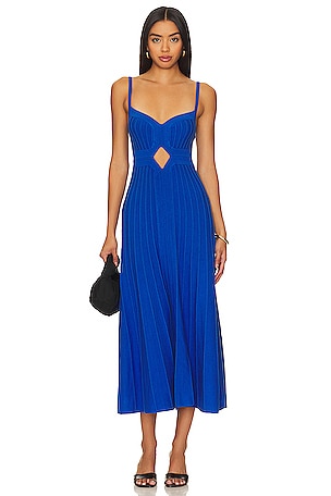 knee length dresses for ladies LEASGILL MIDI DRESS  Acler