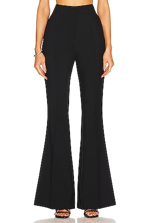Buy Zhivago Black The Secret Flared Pants in Jersey Fabric for