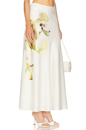 Acler Soroba Maxi Skirt in White