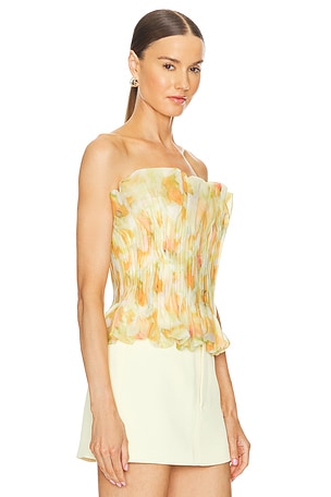 Acler Clements Top in Yellow